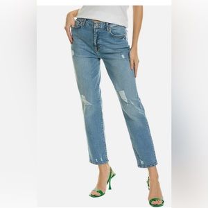Current/Elliott Sunny Destructed Original Boyfriend Jean NWT